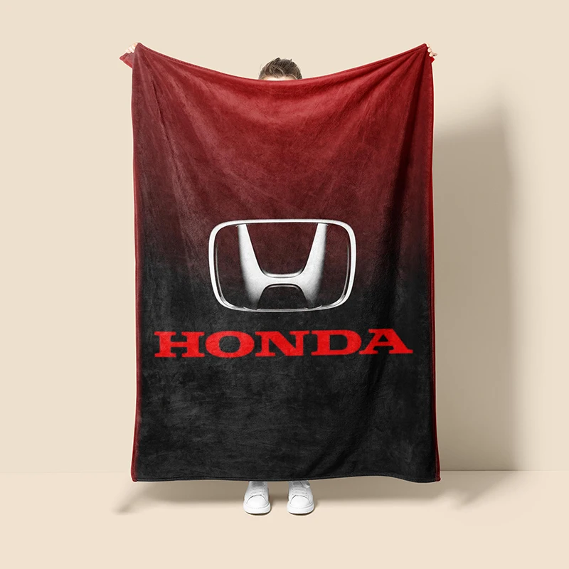 3D trendy Boys motorcycle logo gift H-HRC-H-HONDA bedroom bed sofa decoration car cool knitting portable picnic soft blankets 5