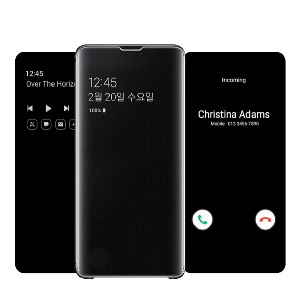 Clear View Original Samsung S10 Case Original Samsung Clear View