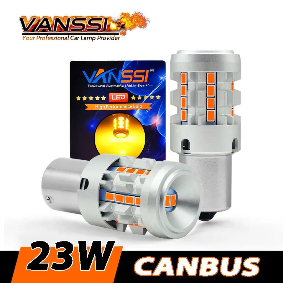  LASFIT PY21W BAU15S LED Bulb 12496 Amber CANBUS Error