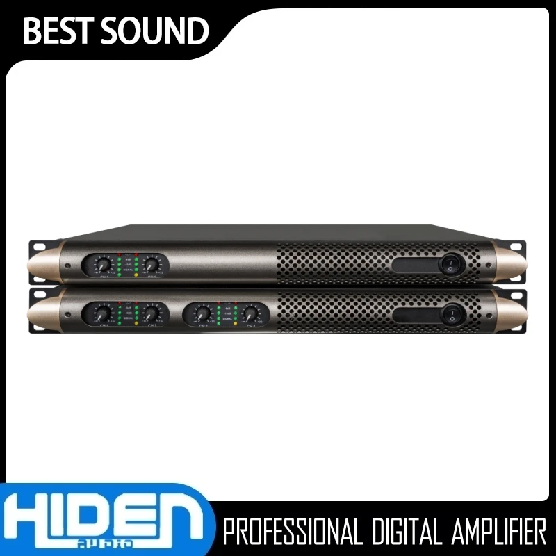 Suitable For Digital Amplifier Of Entertainment Category Karaoke Professional 1U Two Four Channels Audio Prower Amplifier