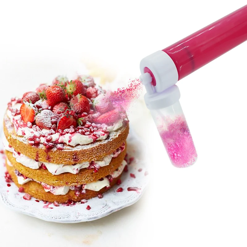 Powerful Dessert Sandblasting Machine Airbrush Gun Kit Cake Decorating  Spray Gun