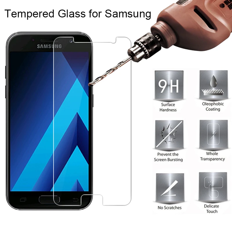 phone screen cover HD Siêu Rõ Có Kính Cường Lực Dành Cho Samsung Galaxy Samsung Galaxy S6 S7 Bảo Vệ Màn Hình Trong Cho Samsung S5 Mini S4 S3 S2 Cường Lực kính Cường Lực Phim phone screen guard