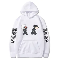 Jujutsu Kaisen Anime Hoodies Cartoon Satoru Gojo Cute Print Men Women Pullovers Autumn Winter Casual Plus Size Sweatshirts 1