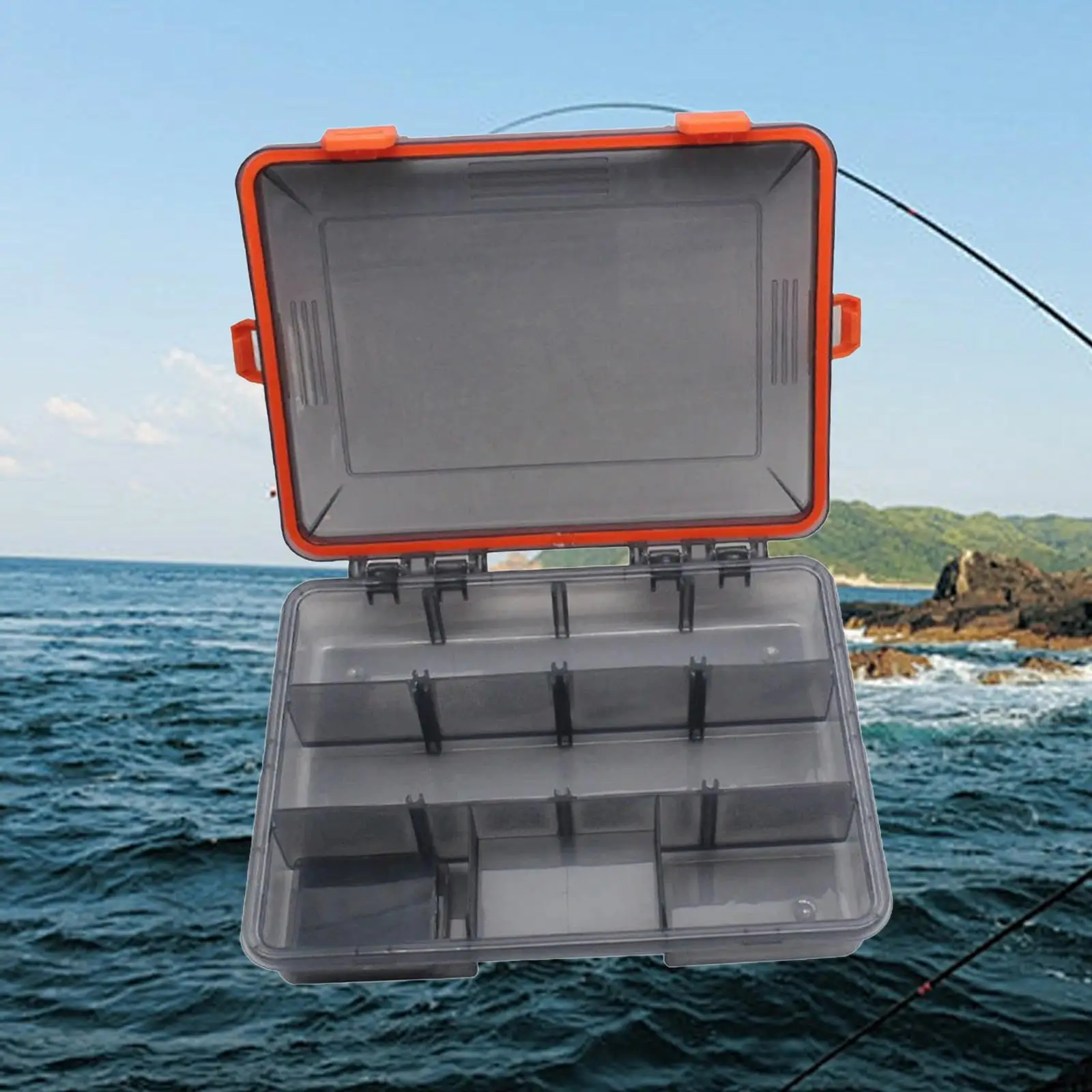Fishing Tackle Box Organizer Accessories with Removable Inserts Fishing Tool Box Fishing Tackle Box Organizer Accessories with Removable Inserts Fishing Tool Box