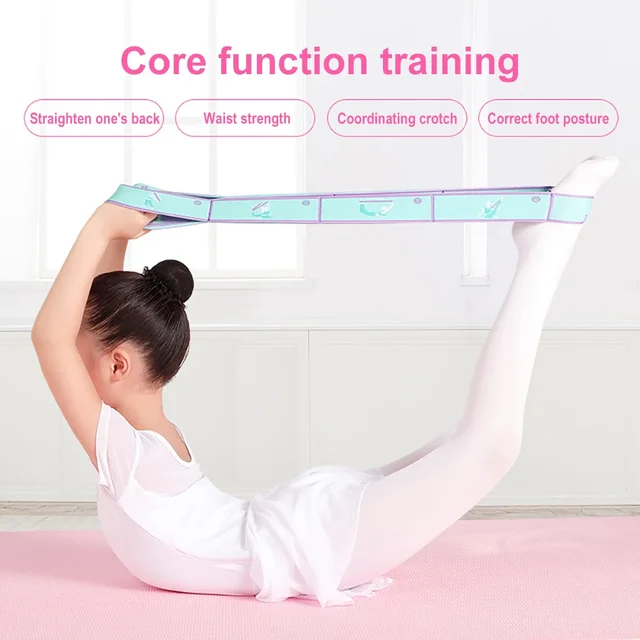 8 Loops Children's Upgrade Pattern Guide Digital Resistance Elastic Band for Dance, Gymnastics, Ballet rubber band for training 5
