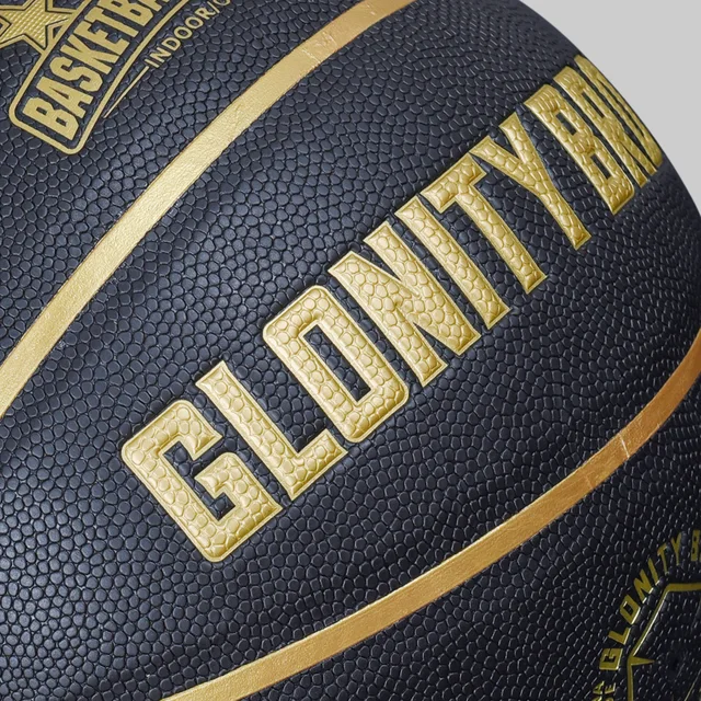 PU Composite Basketball Size7 Outdoor Indoor Match Training Ball For Youth Women Men Standard Basketball Black Gold High Quality 6