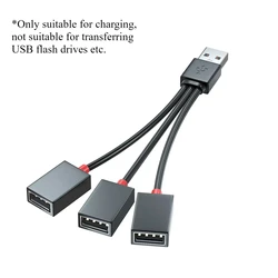 Enhanced Multi - Port USB Hub and Car Adapter for Computers and Laptops (1 to 3)