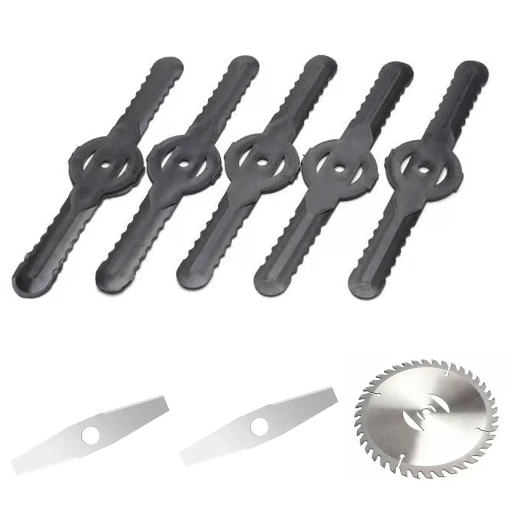 

String Trimmers Plastic Blades For Garden Mowers Battery Trimmers Plastic Blades Replacement String Trimmers Spare Parts