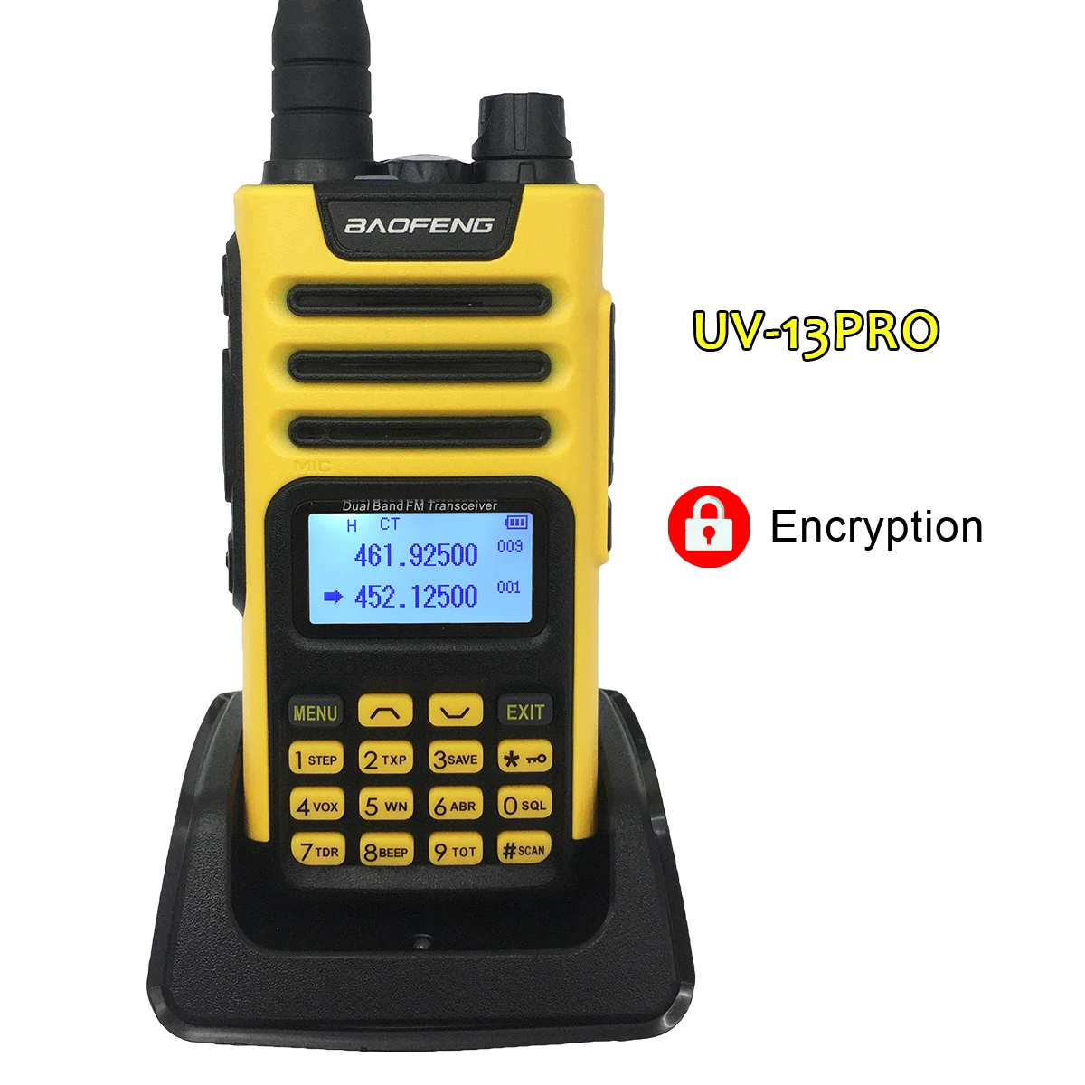 

Baofeng Walkie Talkie UV-13 PRO Ham Two-way Radio Stations 5W Long Range VHF UHF Dual Band Amateur Portable Radio HT For Hunting