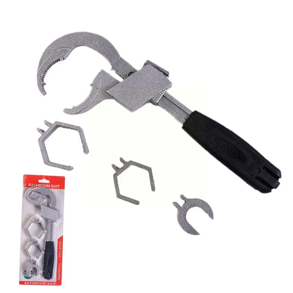 

Multifunctional Bathroom Wrench Sink Water Pipe 80mm Adjustable Wrench Opening Repair Large Special Wrench Tool Home Bathro J9E0