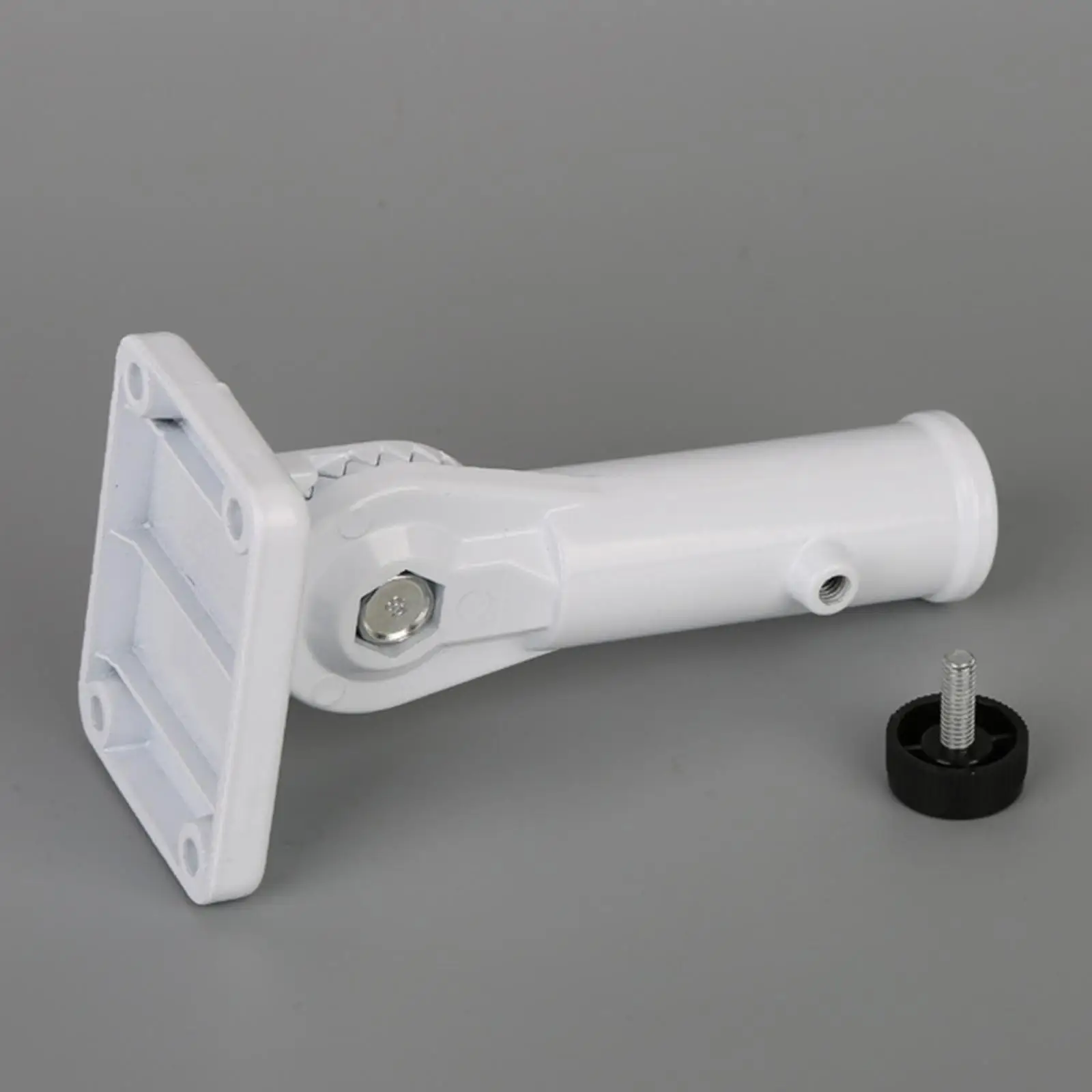 1 Inch Aluminum Alloy Wall Mount Flag Pole Bracket Display Flag in Pole Holder Base Stand Brackets