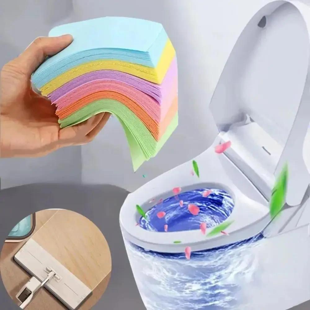 Toilet Cleaner Sheet Floor Toilet Cleaning Deodorant Tool