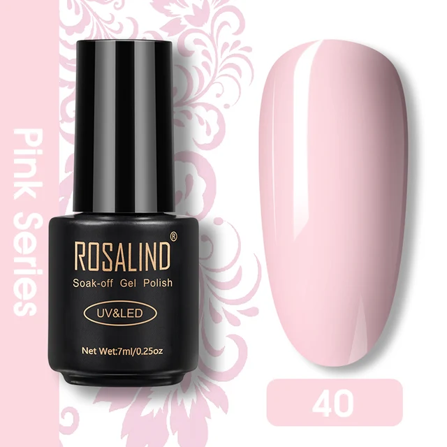 ROSALIND Nail Gel Polish Glitter Series Gel Varnishes All For Manicure Soak Off UV Lamp Nails Art Semi Permanent Gel Polish RA40