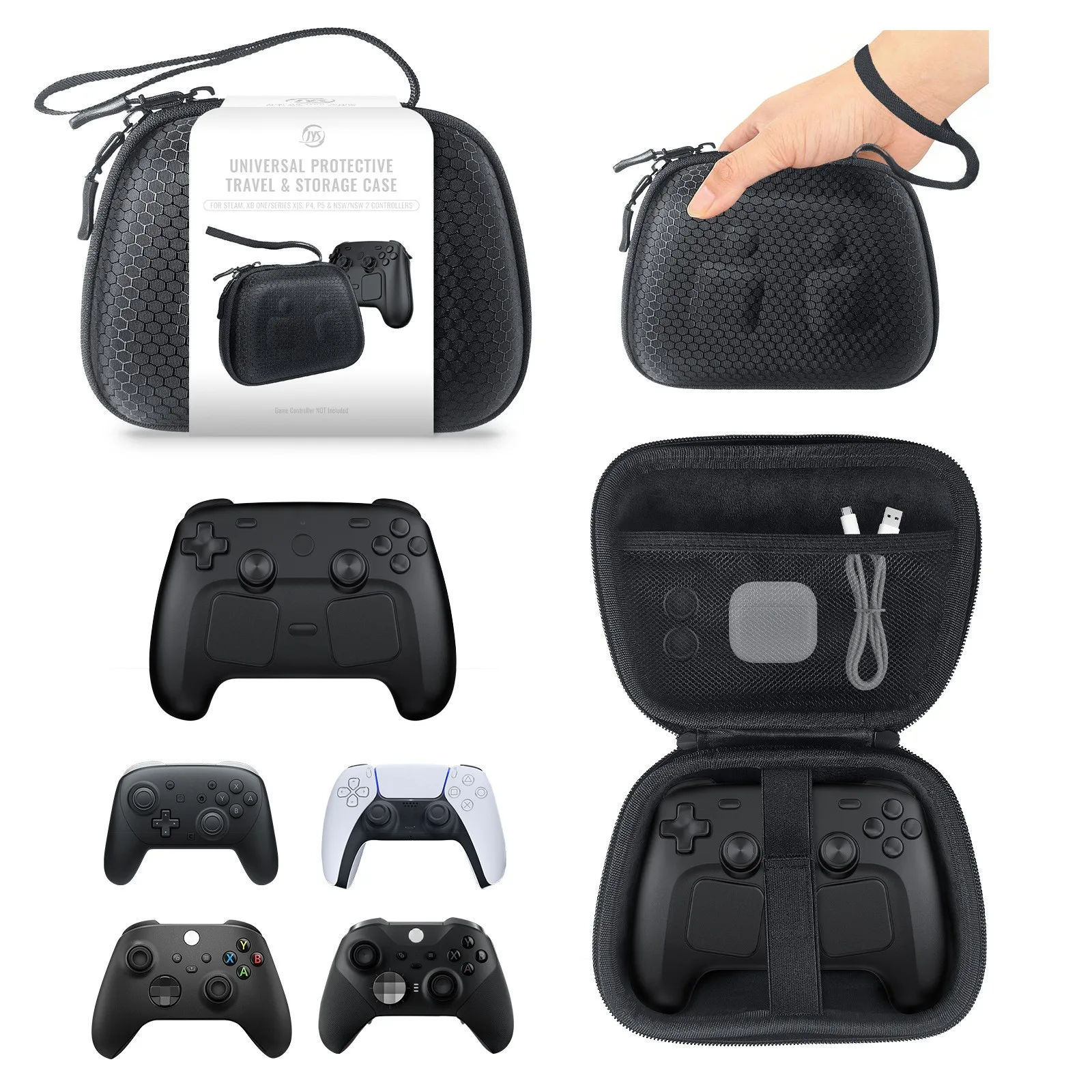 스팀 컨트롤러 휴대용 케이스용 범용 가방, PS5/PS4/Xbox 시리즈용 스팀..