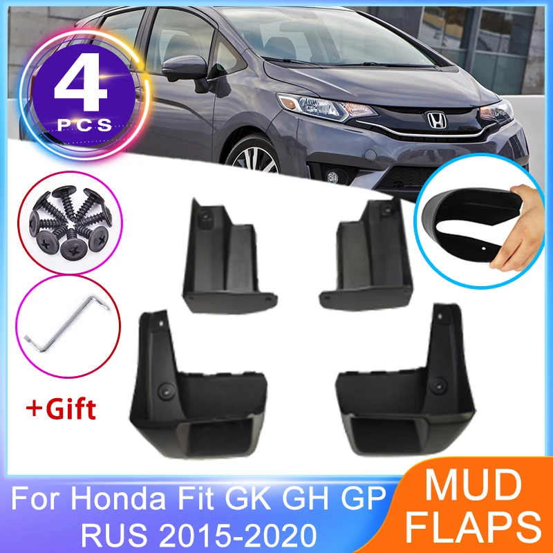 

Mudguards For Honda Fit GK GH GP 2015~2020 RUS Version Front Rear Mud Flap New Upgrade MudFlaps Splash Guards Fender Accessories