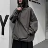 ZZ127 Spring and Autumn Semi-zipper Jacket 2024 New Thin Casual Jacket Pullover Loose and Thin Stand-up Collar Top 3