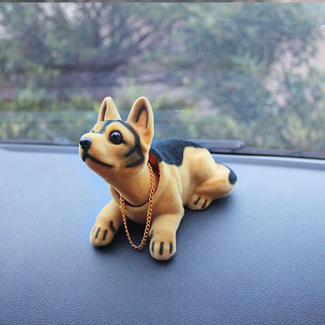 Car Ornament Shaking Dog Nodding Puppy Doll Cute Auto Dashboard Interior  Decoration Shakes Head Bobblehead Dog Home Furnishings - Ornaments -  AliExpress