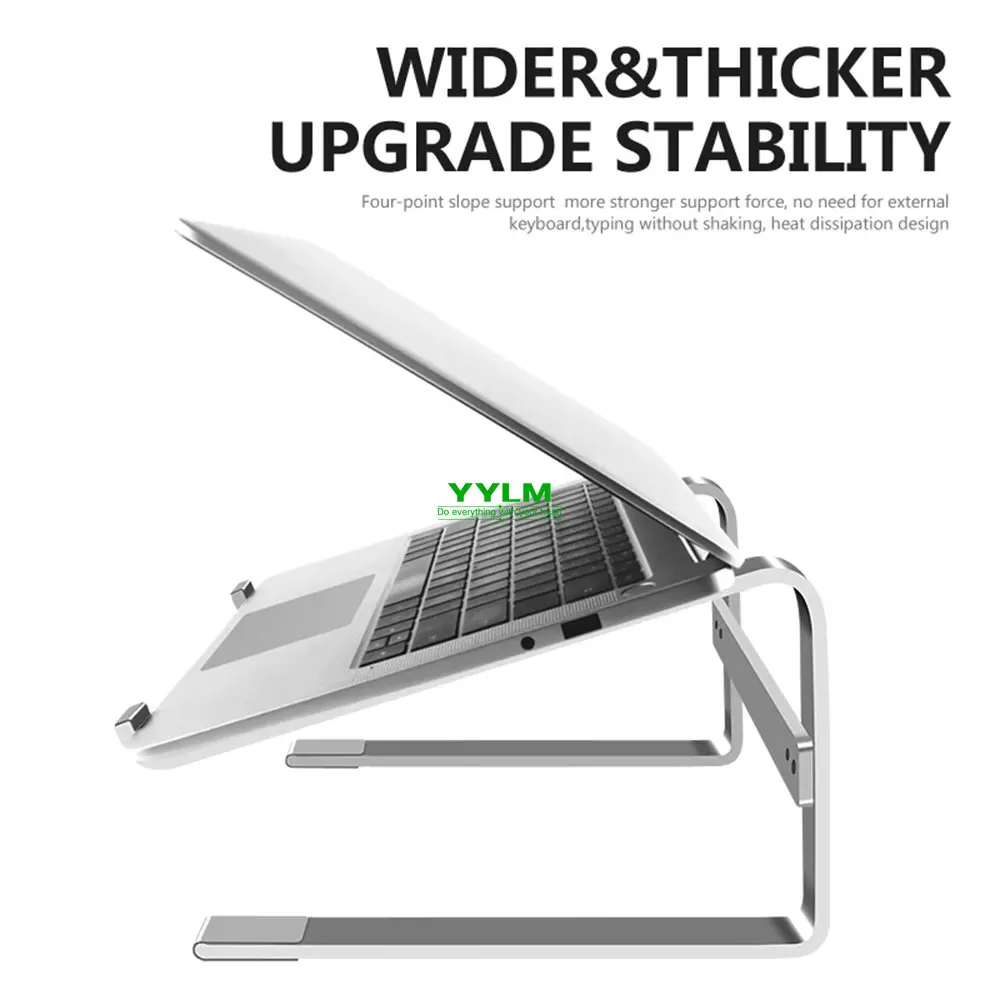 Aluminum Laptop Stand Notebook Riser Holder For Macbook Air 13 iPad Pro Dell HP Lenovo Xiaomi Computer Tablet Support Ordinateur