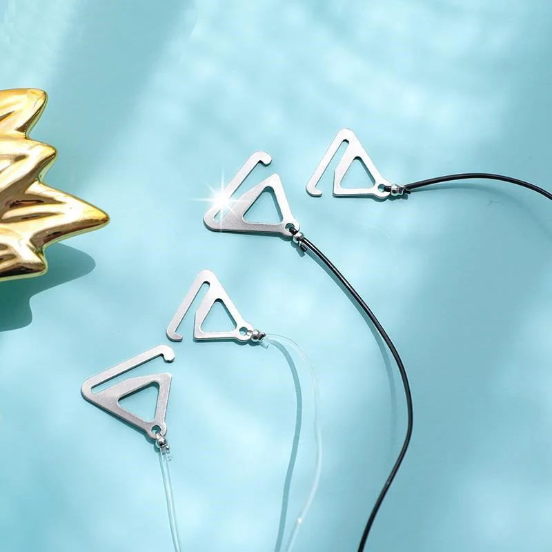 Ultra Thin Non Slip Invisible Bra Shoulder Strap Transparent Traceless Bra Accessories Straps Outside Wear Clothes Neck Summer