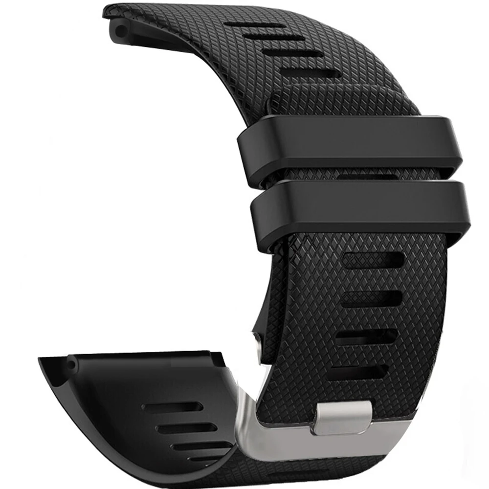 

Совместим с силиконовым браслетом Garmin Vivoactive HR, черный