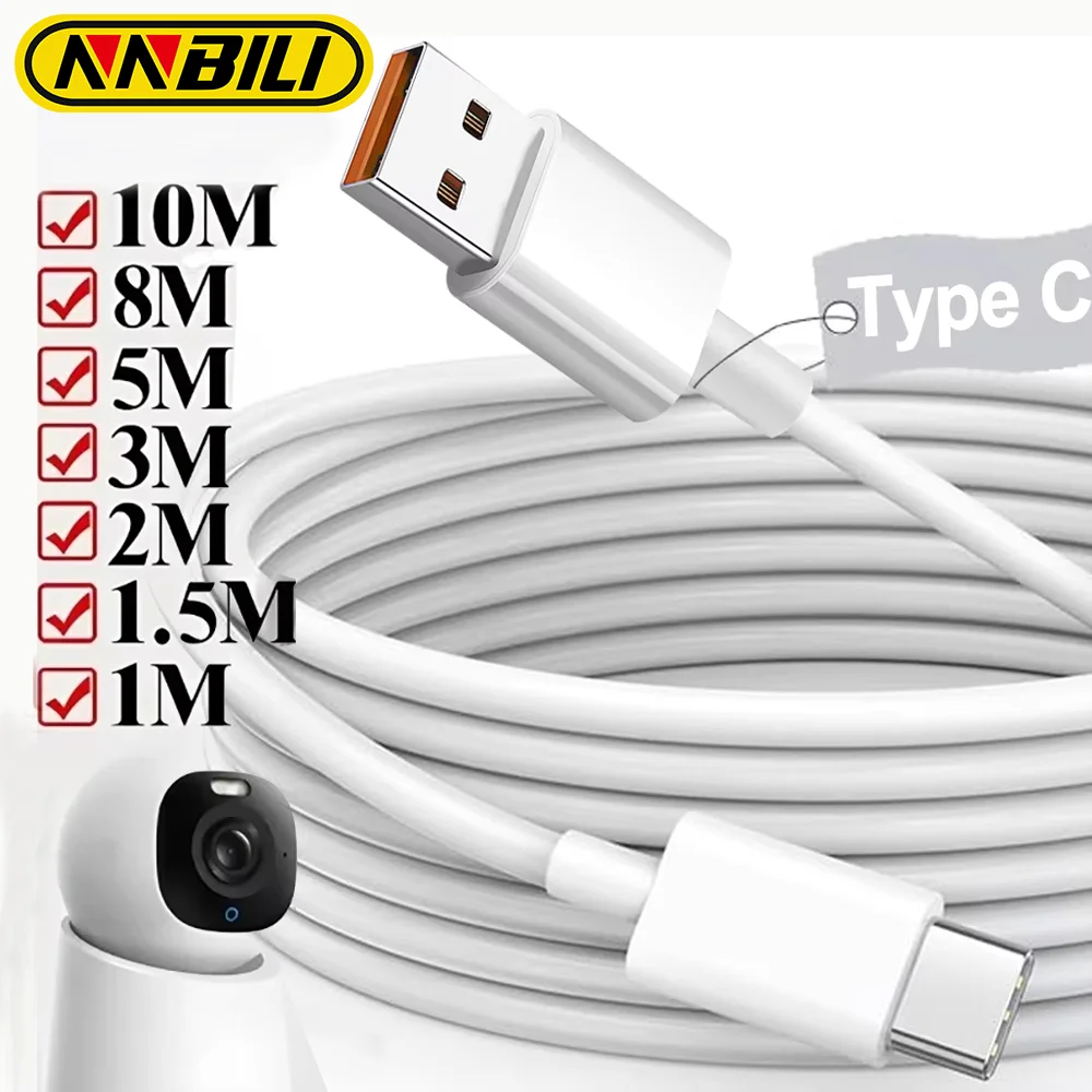 NNBILI Universal USB Type C Fast Charging Cable – Versatile Length Options