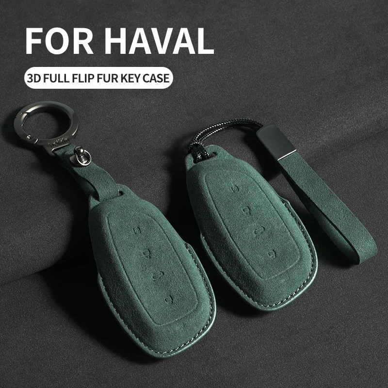 Autos chl üssel etui Schutzhülle für große Wand haval/Hover h6 dargo m6 plus cratos h9 jolion f5 h2s f7 h7 Wildleder Autos chl üssel Schlüssel bund