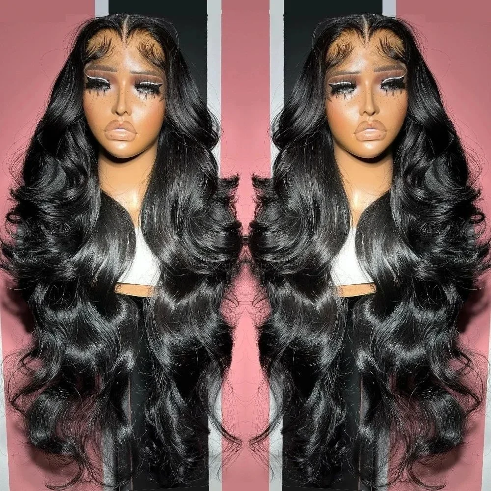 30 40 Inch Body Wave 13x6 Hd Transparent Lace Frontal Wig Human Hair 13x4 PrePlucked Lace Wigs For Women 360 Lace Front Hair Wig