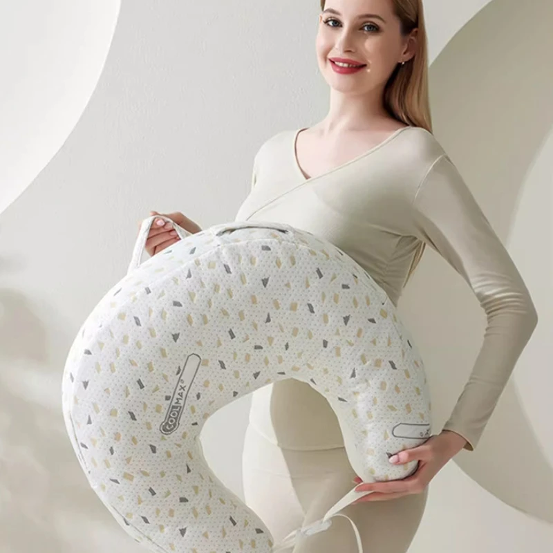 Versatile Baby Pillow for Breastfeeding Pregnancy Comfortable Nursing Anti-Spitting Up and Infant Holding