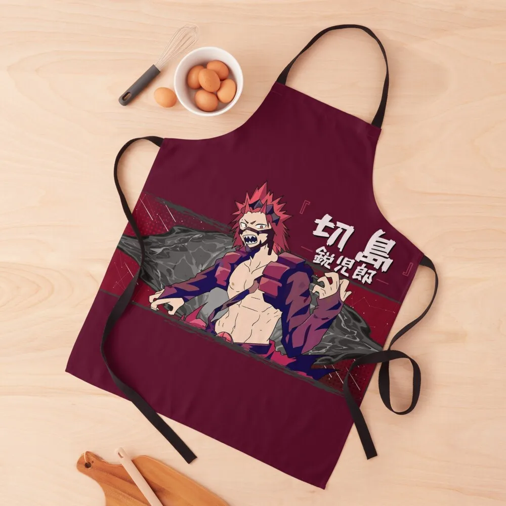 

Kirishima Eijiro Sturdy Hero Skyness | My Hero Academia Apron Home Cleaning Apron Kitchen Man