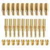 10pcs Carburetor Main Jets Slow Pilot Jets M5 6mm Thread for PWK Keihin OKO CVK Carb Set Injector Nozzle Motorcycle Part