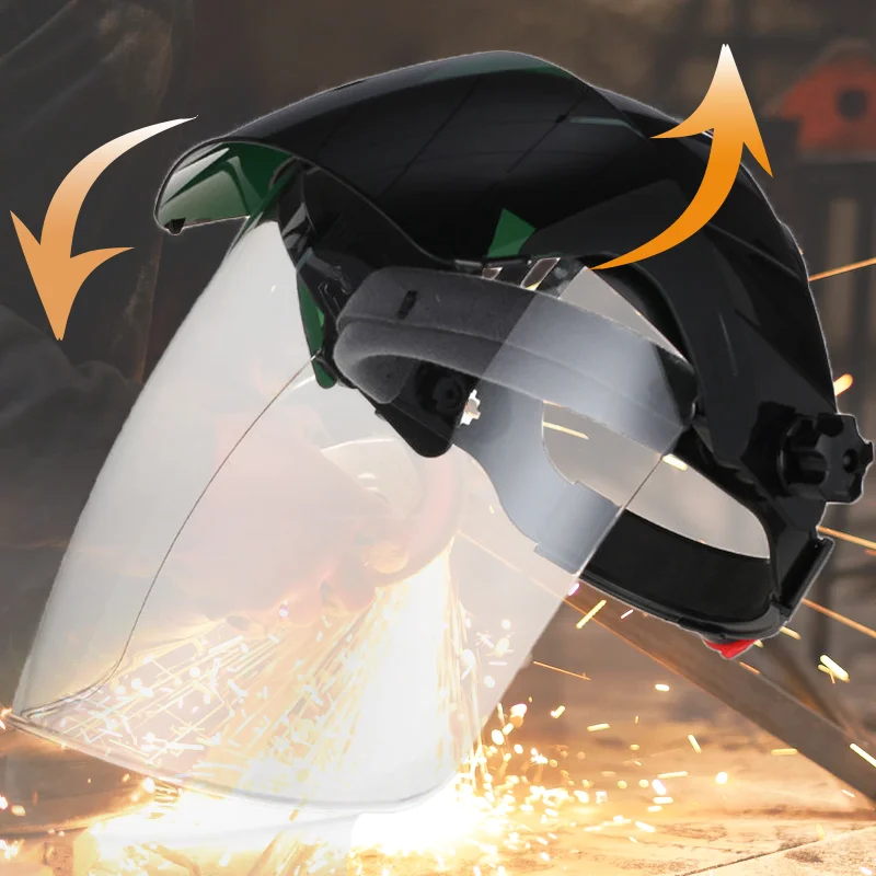 Welding Face Helmet Dual Screen Goggles Grinding Welder Safety Mask