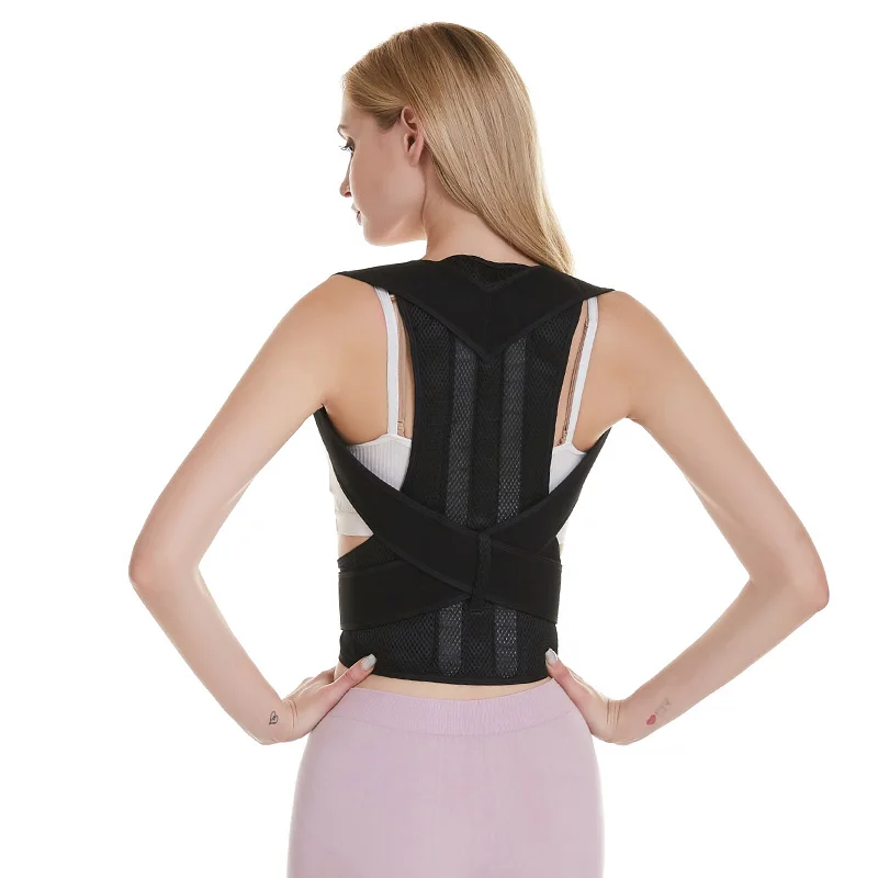 Adjustable Back Posture Corrector Spine Back Shoulder Lumbar Brace Support Belt Posture Correction Back Blet No Slouching