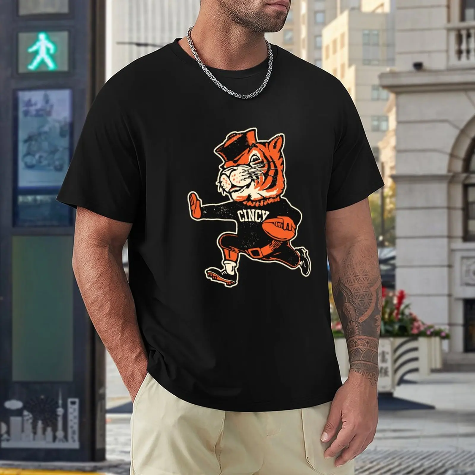 Cincinnati Bengals Retro Mascot Fan Design T-Shirt sublime t shirt