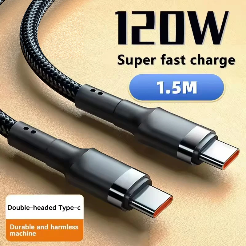 120W Fast Charge Cable PD Quick Charging High Quality USB