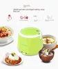 Mini Rice Cooker 1.3L Electric Heating Lunch Box Portable Thermostat Food Steamer Multi Electric Cooker For Car Truck 12/24V 4