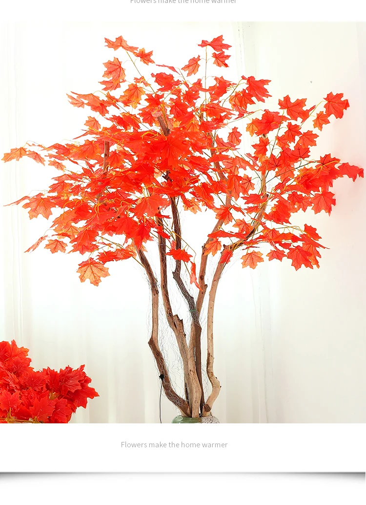 maple folhas ramos de seda outono plantas