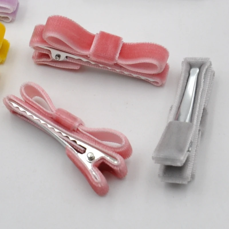 Рисунок 2 - детские бархатные заколки для 