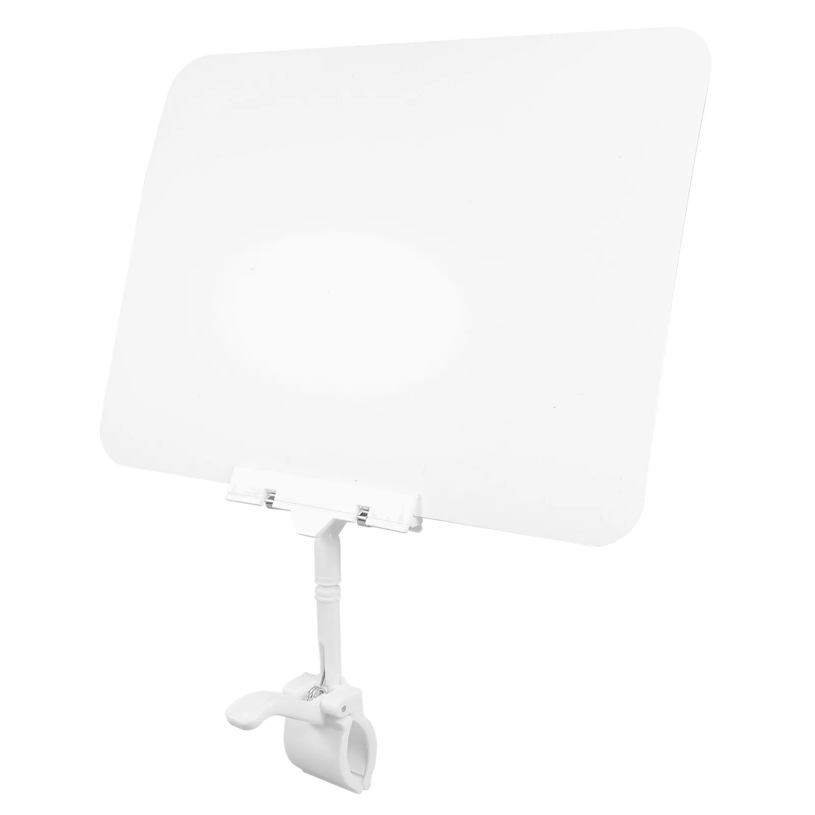 슈퍼마켓 가격표 홀더 지울 수 있는 선반 클립 사인 스탠드 소매점용 A4 흰색 디스플레이 보드 가격 라벨 랙