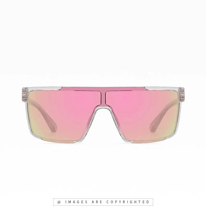 Flat Top Square Sunglasses For Men And Women Uv400 Protection_voghion.com