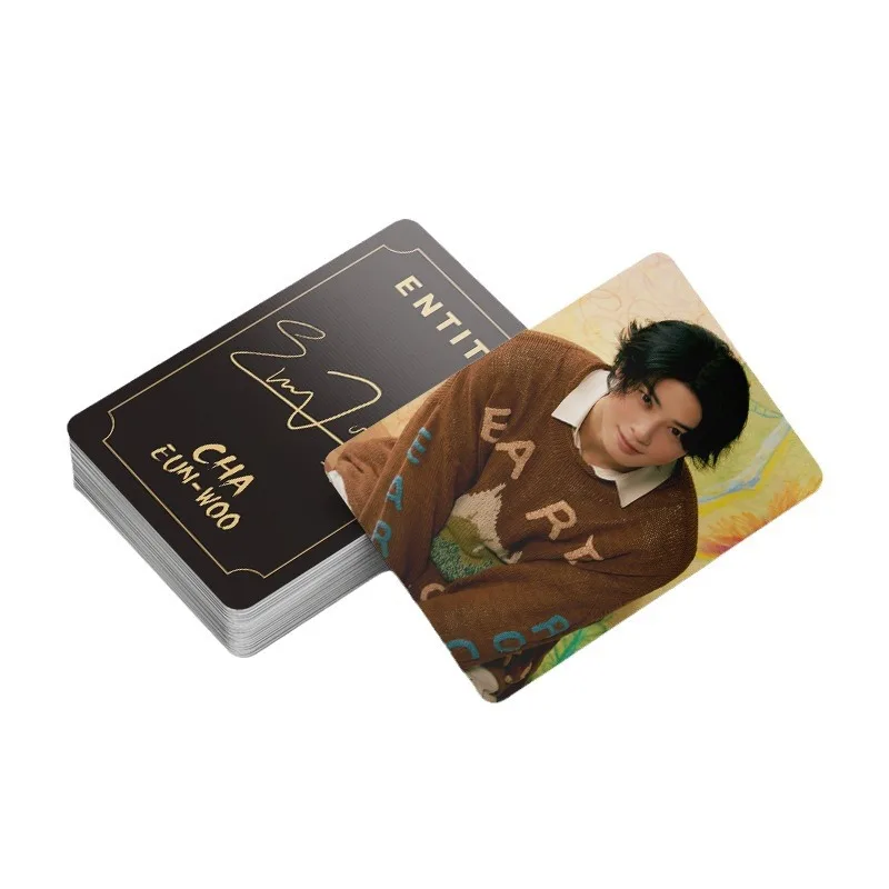 NEW 92pcs LOMO card Cha EunWoo double sided photo card