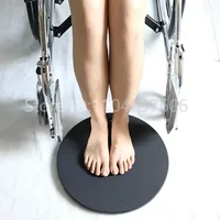 Panneau de transfert de Patient, plateau tournant de transfert, Direction de changement, dispositif sur pied de mobilité, diamètre 40cm pour personnes âgées en mouvement 1