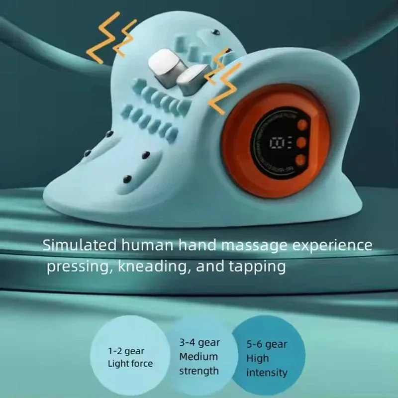 NEW Cervical Massager for Adult Cervical Repair Traction Portable Neck and Head Acupoint Massage Pillow