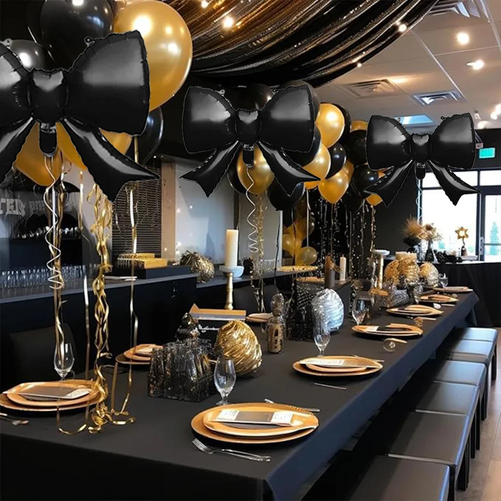 8/12/15/20 Stück 21-Zoll-Aluminiumfolienballons mit Schleifen, rote Schleifen-Partyballons, geeignet für Geburtstagsfeiern, Verlobungen, Hochzeiten, Freundestreffen, Valentinstag, Jubiläen, Hochzeitsfeiern und Partydekorationen – Detail 2