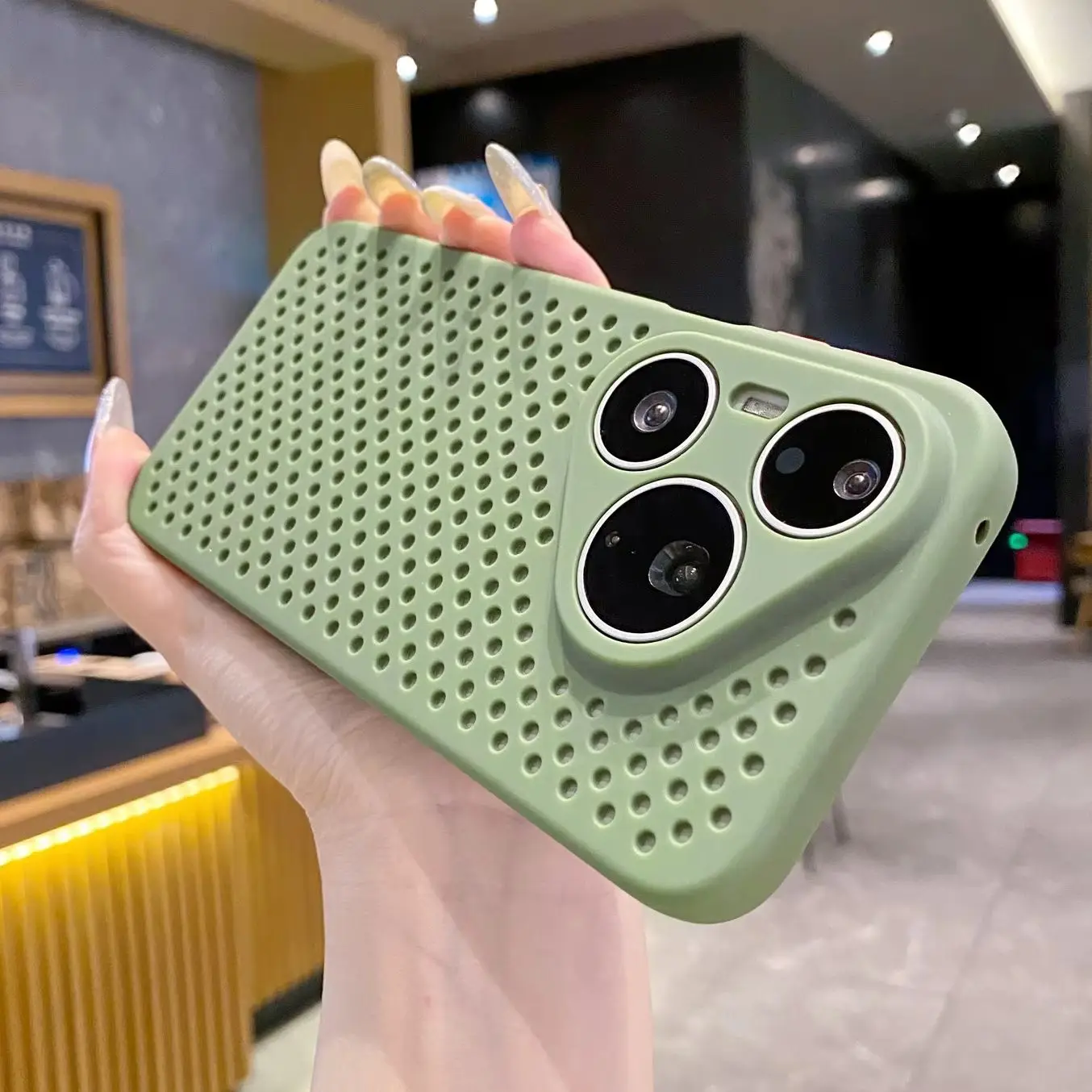 Cooling Breathable Ultra-Thin Soft TPU Shockproof Matte Phone Case