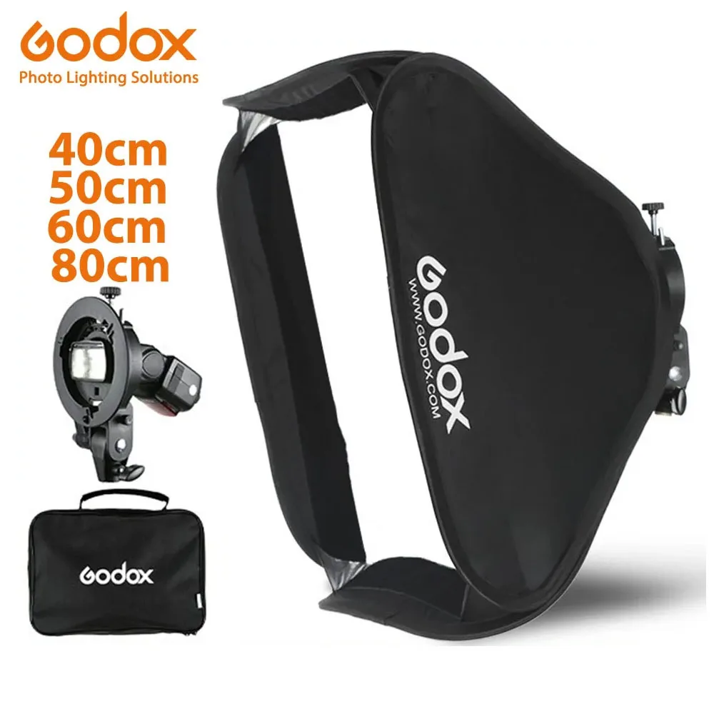 GODOX40x4050x5060x6080x80cmSoftboxwithSTypeBracketStable