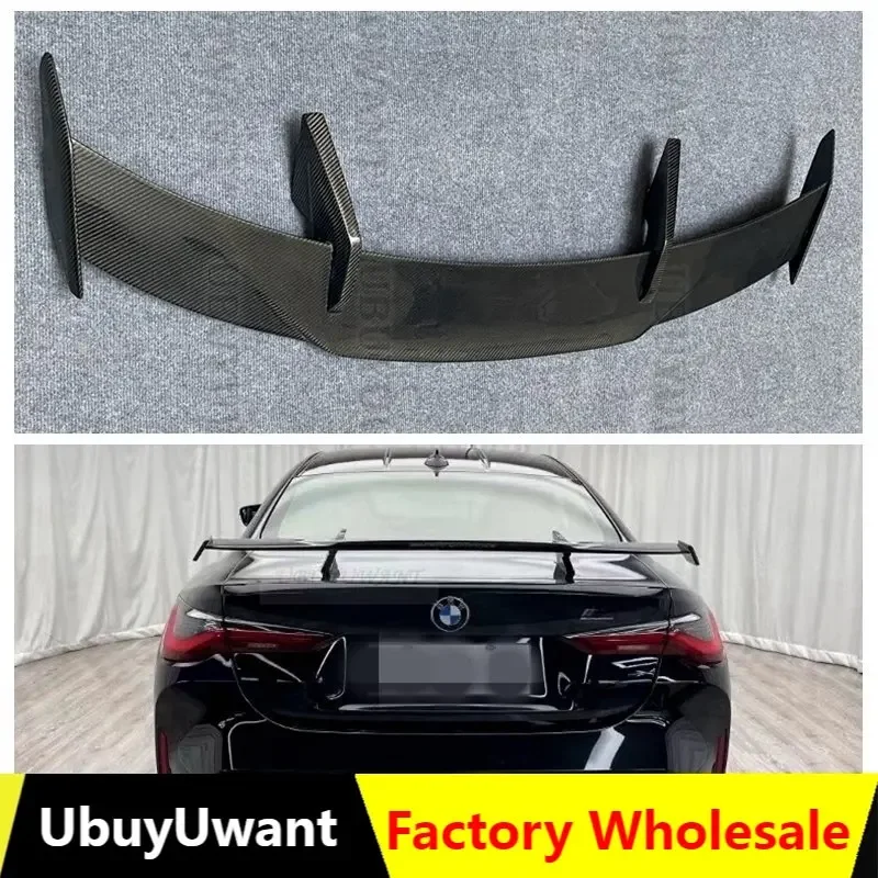 

Для BMW G30 G90 M5 G20 G80 M3 G22 G82 M4 2018-Up GT задний багажник губа из углеродного волокна спойлер для крыла автомобильный Стайлинг задний спойлер для багажника