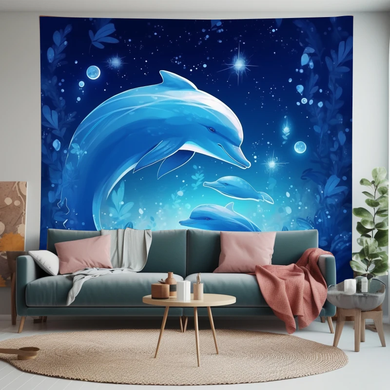 

Mystical Nature Polyester Tapestry: A Durable Way To Add A Touch of Magic Let Your Walls Come To Life with Energy and Wonderful