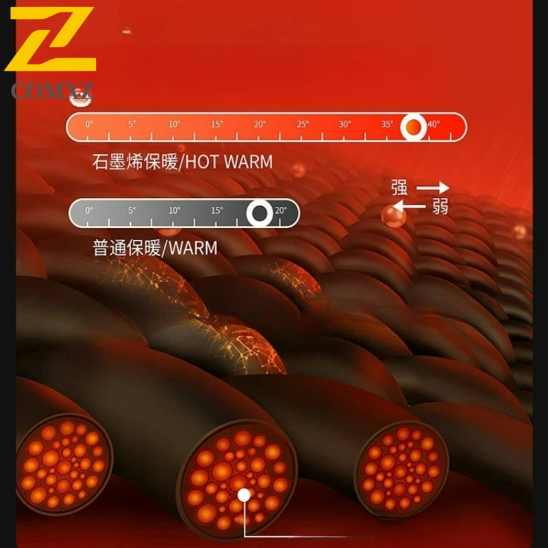 COMXZ Mens Jacket Thickened Mountaineering Windproof Warm Parka Casual Daily Style Comfortable Cold Resistant Winter Clothing