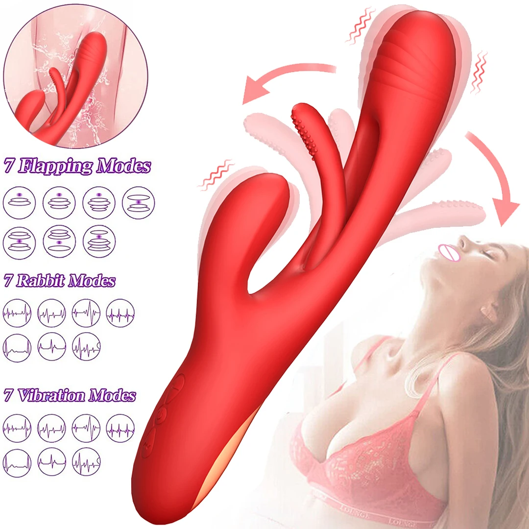 2024 Klopfender Klappvibrator für Frauen, Klitoris-Klitoris-Stimulator, leistungsstarkes Sexspielzeug, Frau, weibliche Waren, Kaninchen-Vibratoren für Erwachsene 1