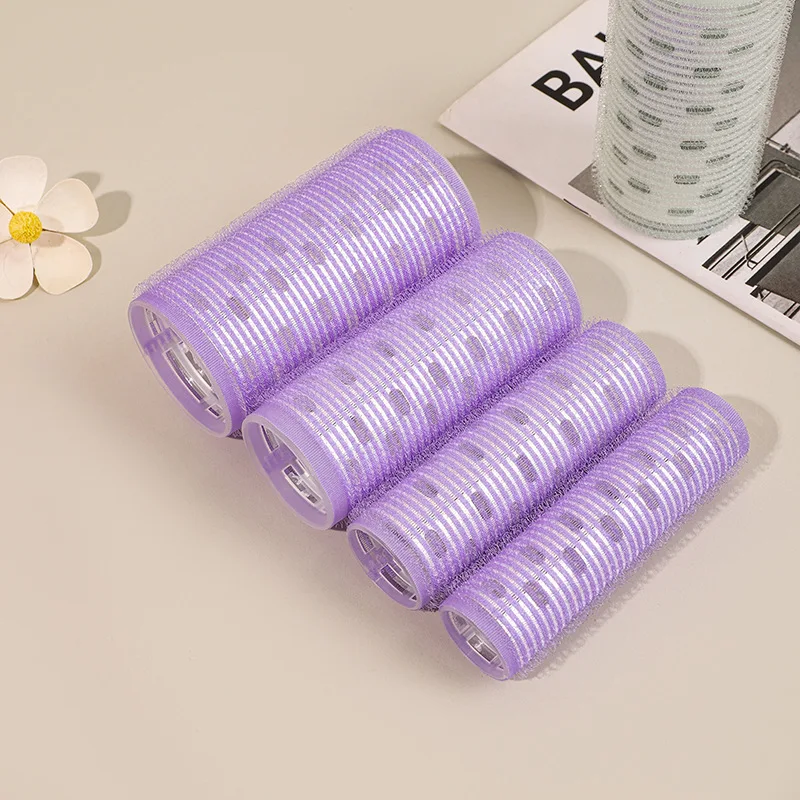3 Styles Self-Adhesive Hair Rollers Hairdressing for Home Use DIY Magic Styling Roller Roll Curler Hair Women Large Beauty Tools